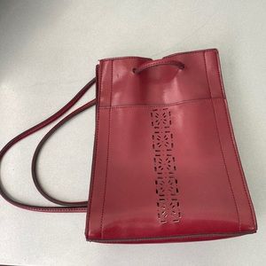 Mondani Dark Red backpack purse